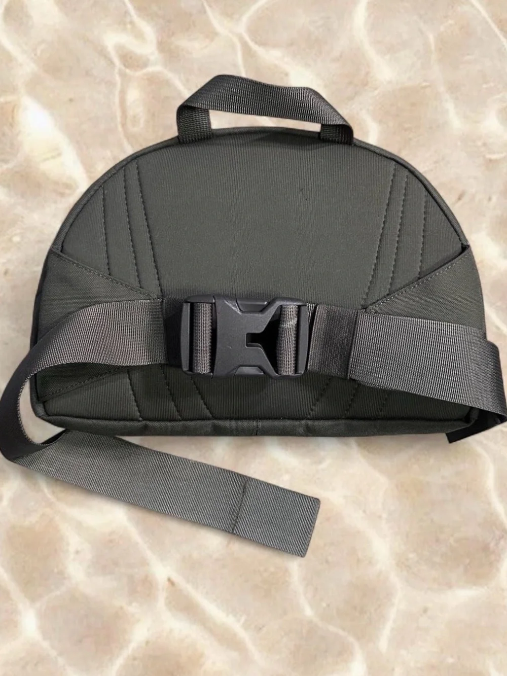 The North Face Olive Green Hiking Waist Pack Shoulder Backpack Outdoor Camp Gear